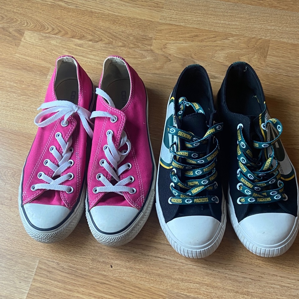 Converse PINK PAIR ONLY for Charles Doell